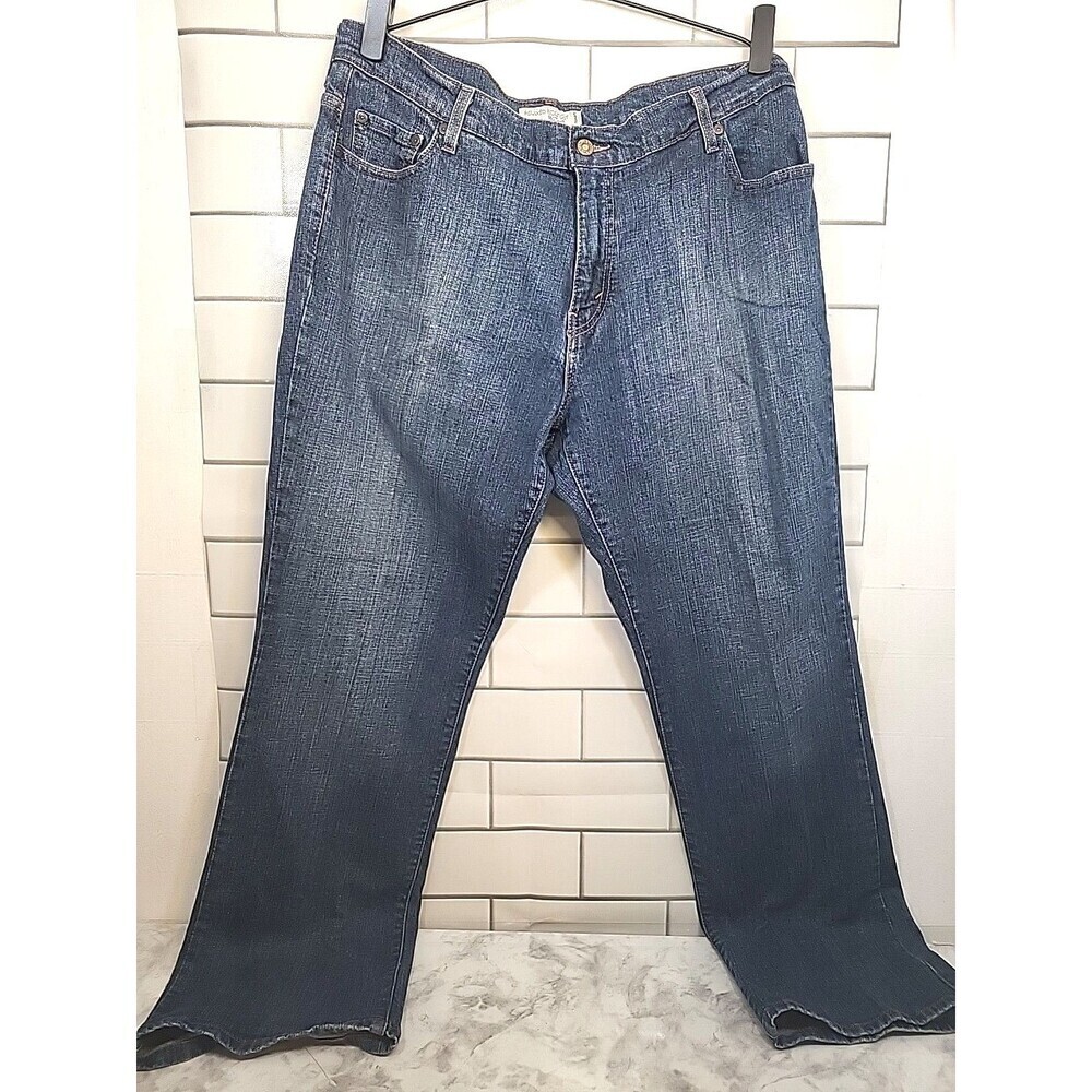 Levis 550 Womens Sz 18 Relaxed Fit Blue Denim Jeans Casual Western Country